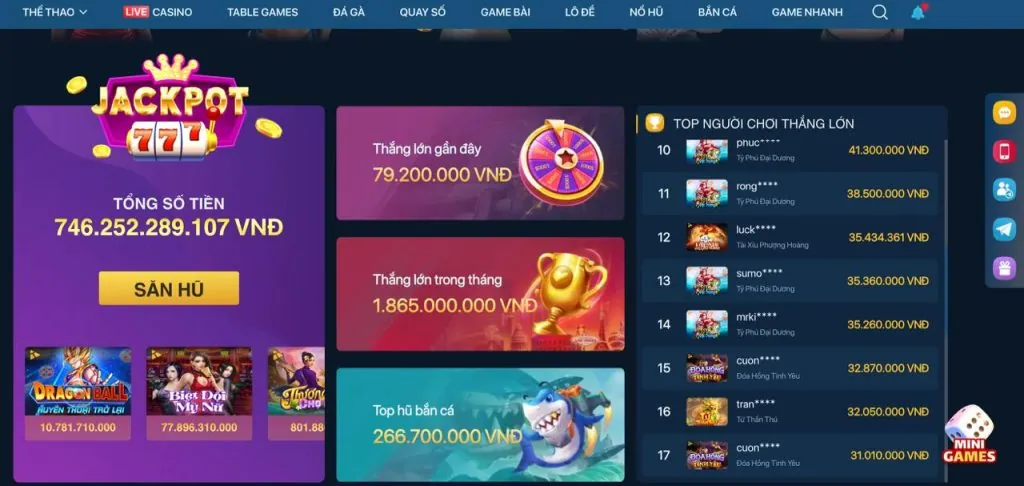 Hoàn trả cược thua 44win55